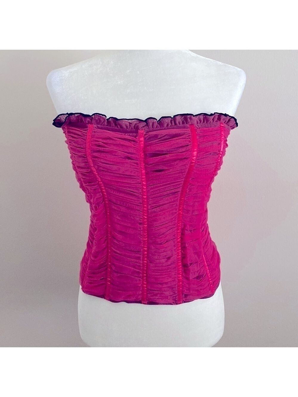 Vintage Y2K Victoria’s Secret mesh corset